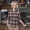 LADIES' CHECKED BLOUSE URBAN-TREND
