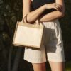 COTTON PUCKET JUTE GIFT BAG